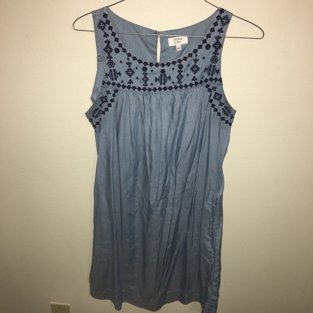 High Neck Babydoll Dress